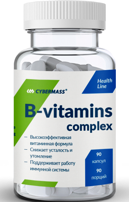Cybermass B-vitamins complex 90 капсул