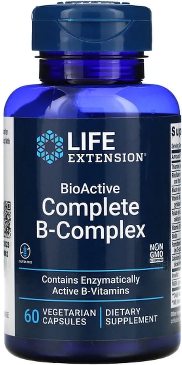 LIFE Extension BioActive Complete B-Complex 60 капс.