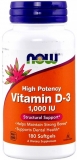 NOW Vitamin D-3 1000 IU 180 капсул