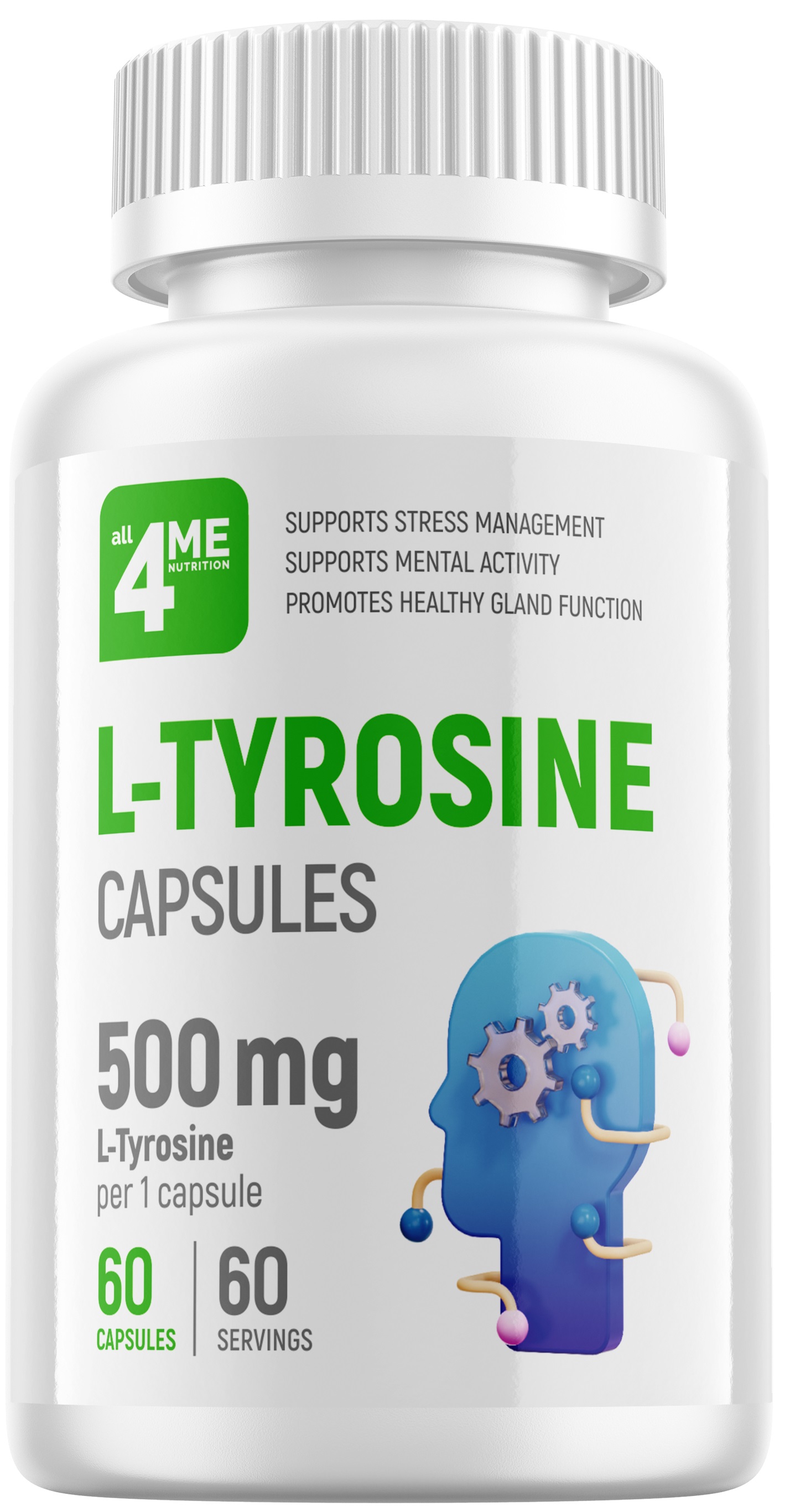 4Me Nutrition L-Tyrosine 500 мг 60 капсул