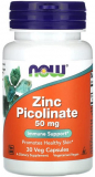 NOW Zinc Picolinate 50 мг 30 капсул