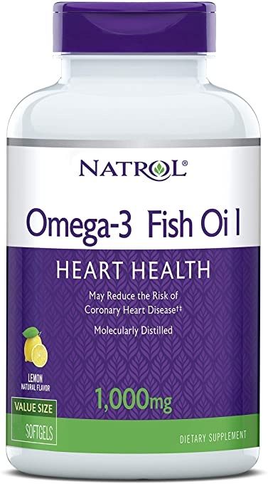 Natrol Omega-3 Fish Oil 1000 мг 90 гелевых капсул