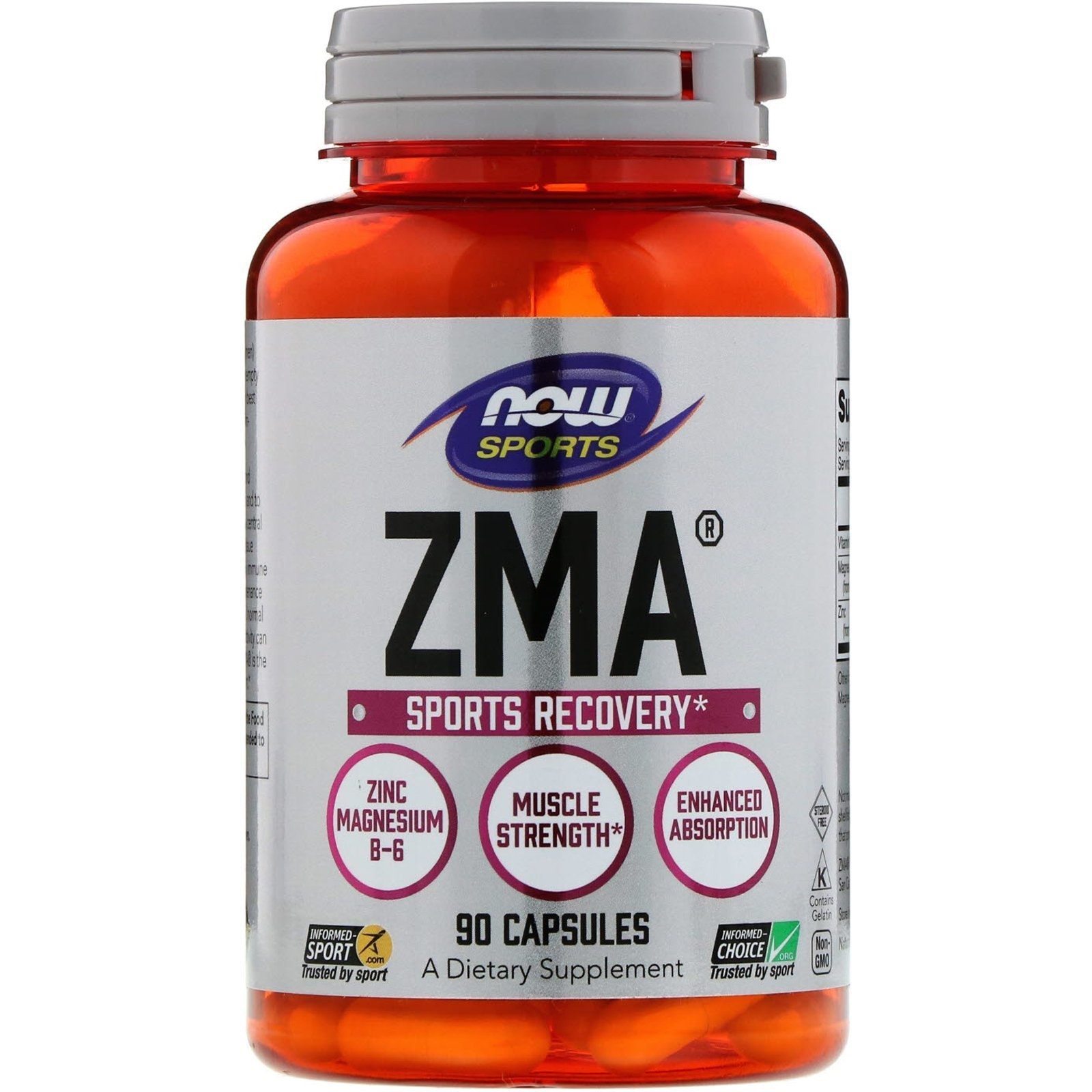 NOW ZMA 800 90 капсул