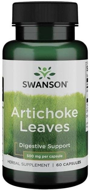 Swanson Artichoke Leaves 500 мг 60 капсул