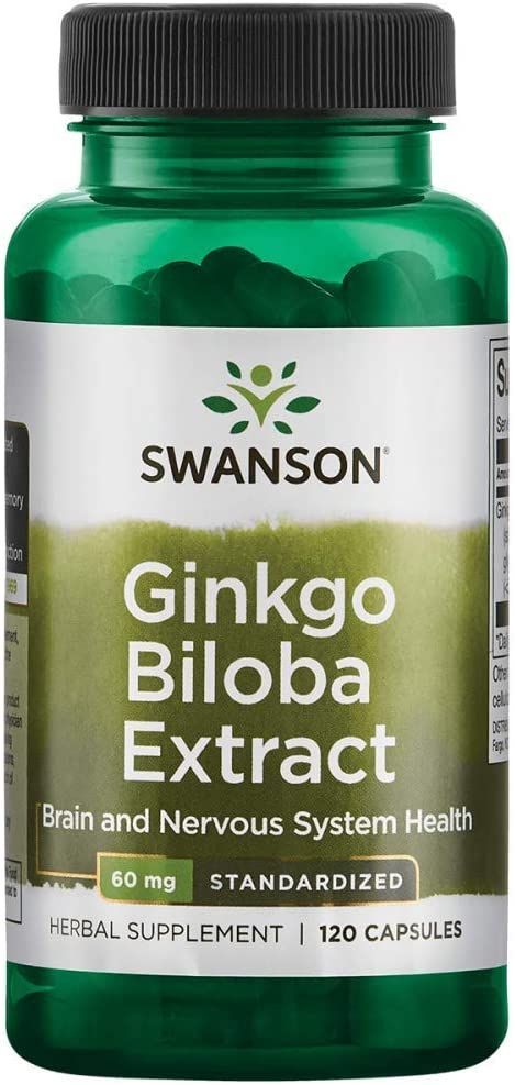 Swanson Ginkgo Biloba Extract 60 мг 120 капс