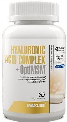 Maxler Hyaluronic Acid Complex + OptiMSM 60 капсул