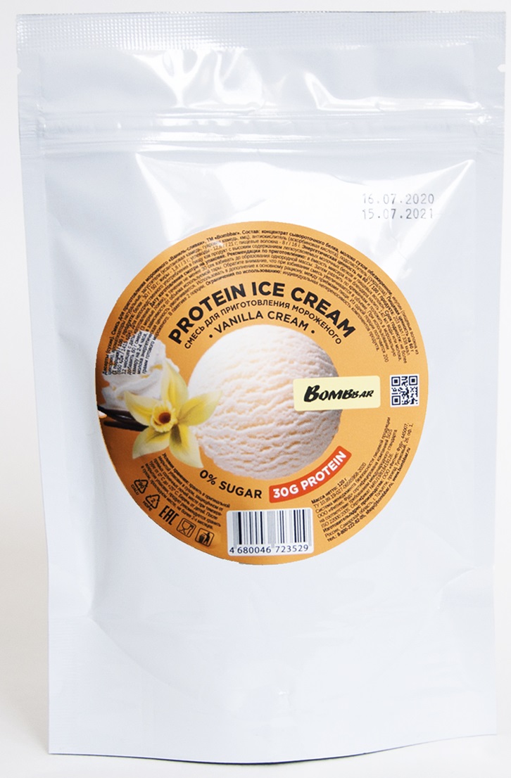 Bombbar Смесь для приготовления мороженого PROTEIN ICE CREAM 120 грамм