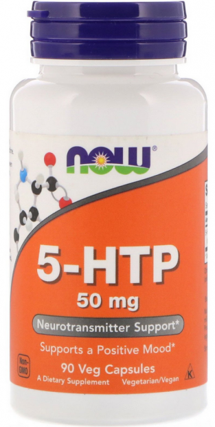 NOW 5-HTP 50 мг 90 капсул
