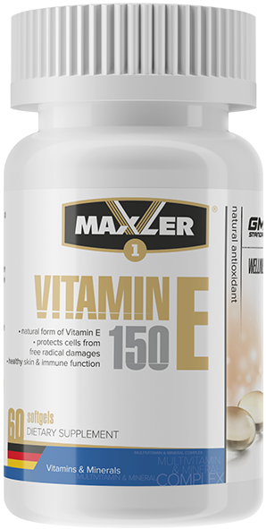Maxler Vitamin E 150 мг 60 капсул