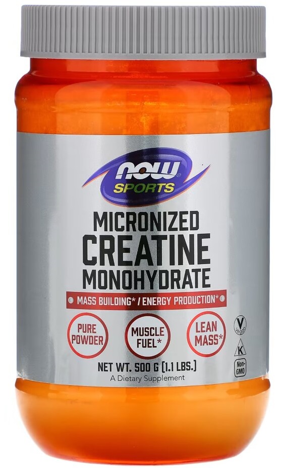 NOW Creatine Monohydrate Micronized 500 грамм