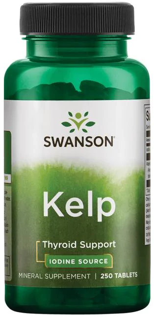 Swanson Kelp Iodine Source 225 mcg 250 таблеток