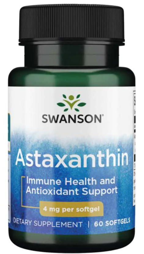 Swanson Astaxanthin (Астаксантин) 4 мг 60 капсул