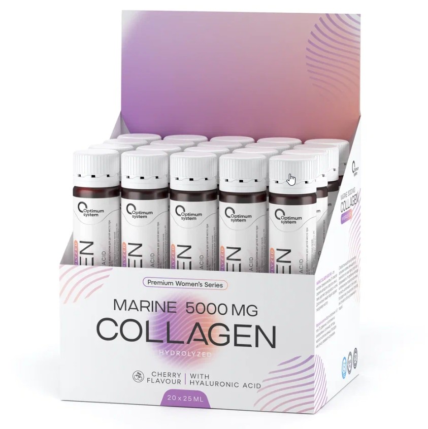 Optimum System Marine Collagen 5000 мг 20 амп