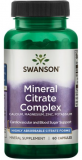 Swanson Mineral Citrate Complex - Calcium, Magnesium, Zinc, Potassium 60 капсул