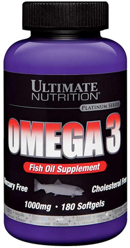 Ultimate Nutrition Omega 3 1000 мг 180 капсул