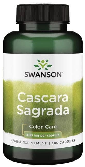 Swanson Cascara Sagrada 450 мг 100 капсул