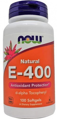 NOW E-400 100 капсул