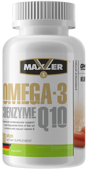 Maxler Omega-3 Coenzyme Q10 60 капсул