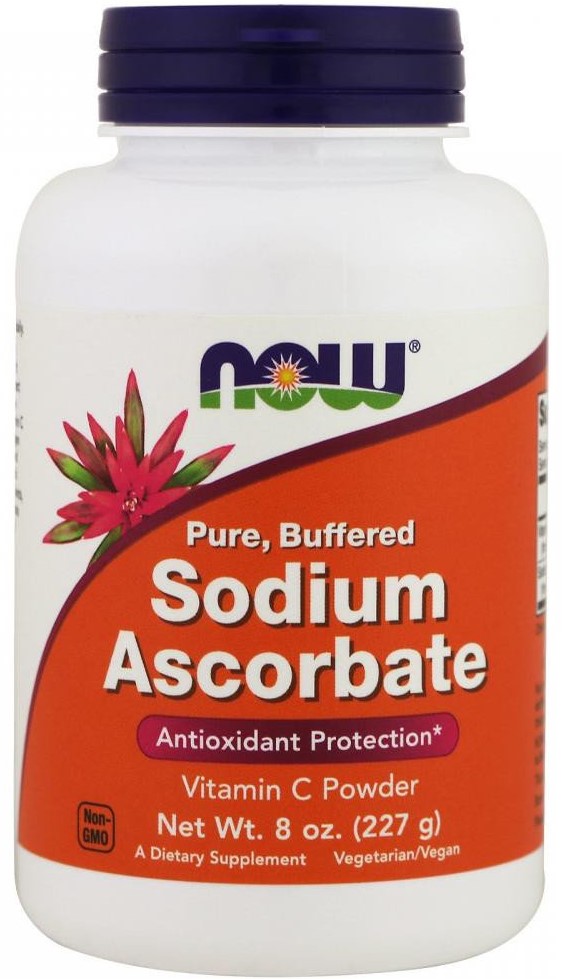 NOW Sodium Ascorbate Powder 227 грамм