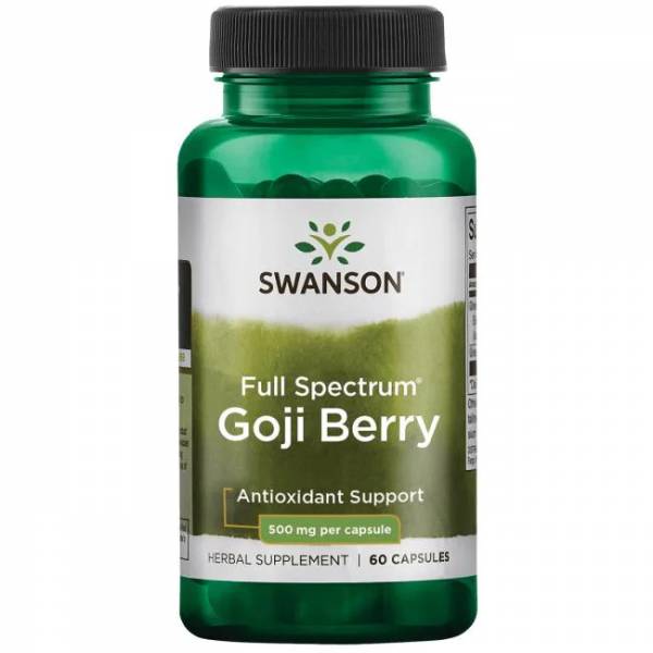 SWANSON Full Spectrum Goji berry 500 mg 60 caps