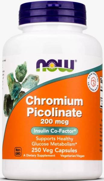 NOW Chromium Picolinate 200 мкг 250 капсул