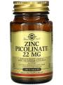 Solgar Zinc Picolinate 22 Mg 100 таблеток