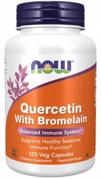 NOW Quercetin with Bromelain 120 капсул