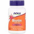 Now Biotin 1000 мкг (Биотин) 100 капсул