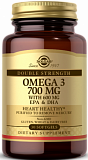 Solgar Double Strength Omega-3 700 mg Softgels 30 капсул