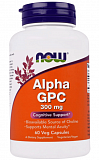 Now Alpha Gpc 300 мг 60 капсул
