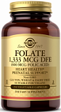 Solgar Folate 1,333 MCG DFE (800 MCG FOLIC ACID) Vegetable Capsules 100 капсул