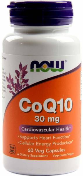 NOW CoQ10 30 mg 60 капсул