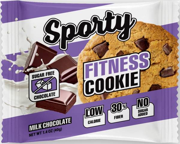 Sporty Фитнес-печенье низкокалорийное Sporty Fitness 40 грамм - 1 печенье