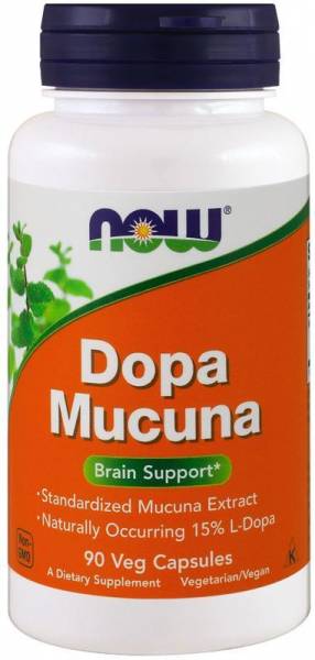 NOW Dopa Mucuna 90 капсул