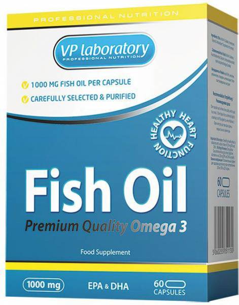 VPLAB Fish Oil 60 капсул