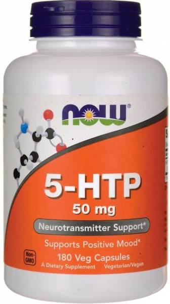 NOW 5-HTP 50 мг 180 капсул
