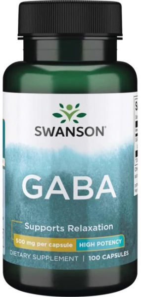Swanson Gaba - High Protency 500 mg 100 капсул