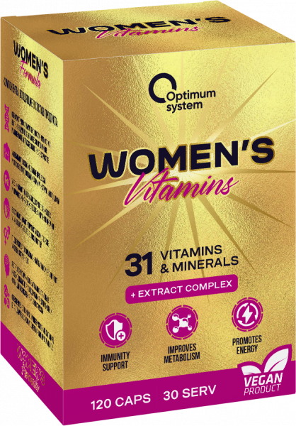Optimum System Gold Series Women's Vitamins Forte 120 капсул