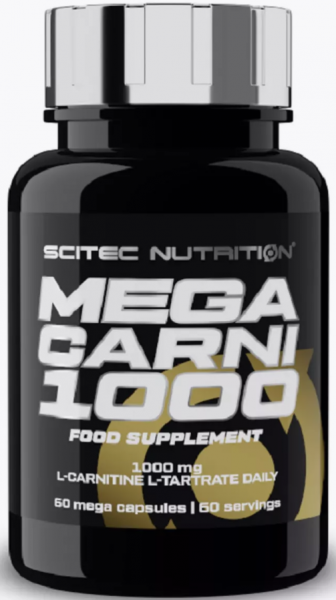 Scitec Nutrition MEGA CARNI 1000 60 капсул