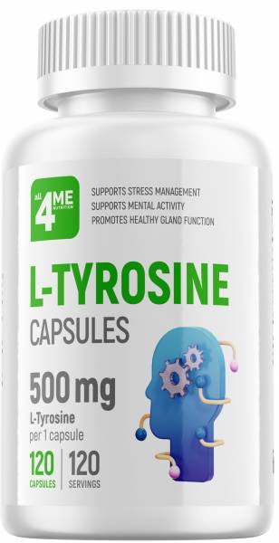 4Me Nutrition L-Tyrosine 500 мг 120 капсул