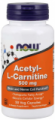 Now Acetyl-L-Carnitine 500 мг 50 капсул
