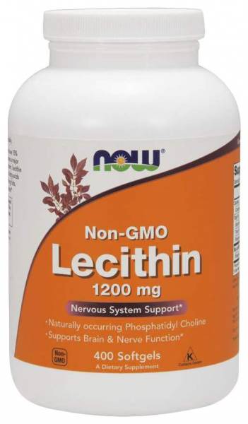 NOW Lecithin 1200 мг 400 капсул