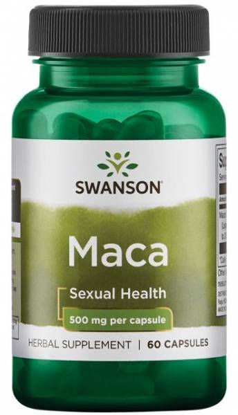 Swanson Maca (Мака) 500 мг 60 капсул