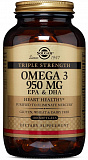 Solgar Omega-3 950 mg Epa & Dha Triple Strength 100 капсул