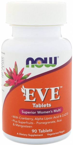 NOW Eve Women's MultiVitamin Tablets 90 таблеток