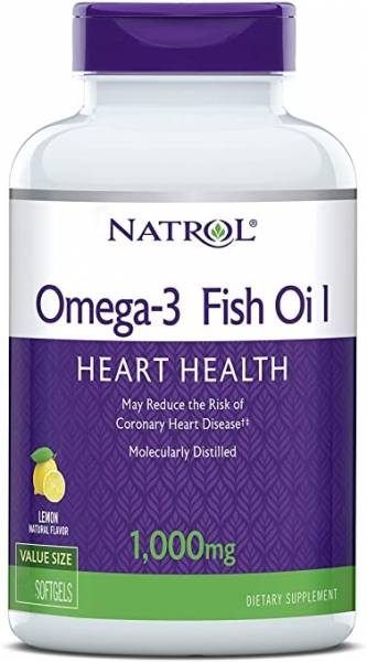 Natrol Omega-3 Fish Oil 1000 мг 90 гелевых капсул