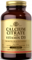 Solgar Calcium Citrate with Vitamin D3 Tablets 120 таблеток