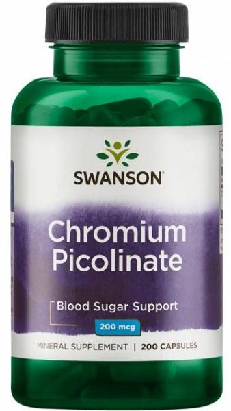 Swanson Chromium Picolinate 200 mcg 200 капсул