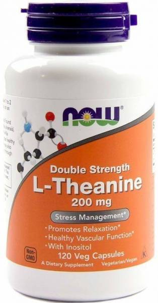 NOW L-Theanine 200 мг 120 капсул