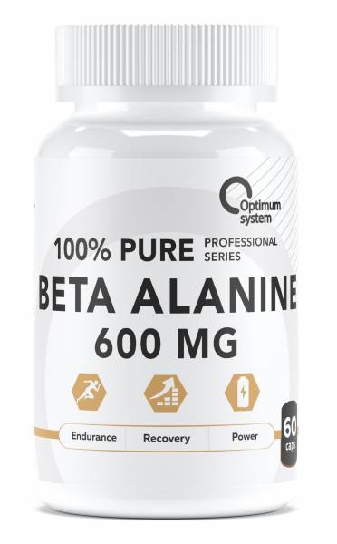 Optimum System Beta-Alanine 600 mg 60 капсул